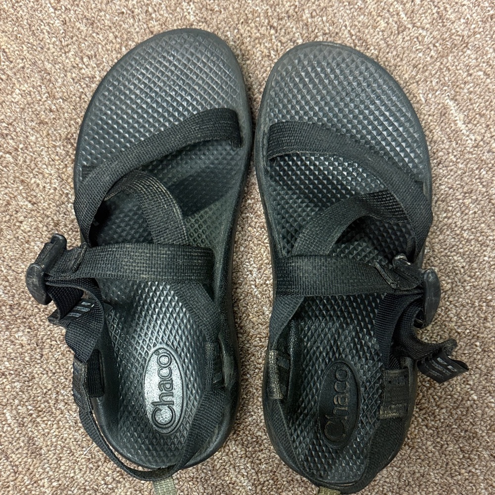 Chaco Kids Black Adjustable Sport Sandals